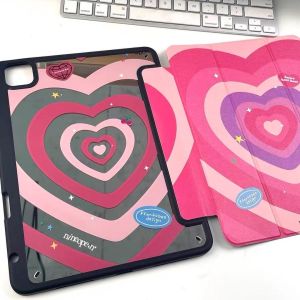 เคสไอแพด love mirror Gen10 AAir6 Air5 Gen9 air4 ที่ใส่ปากกา กันกระแทก เคส iPad Pro11 Gen8 Gen7 Gen6 Gen5 MINI7 Air7 Gen11