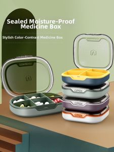GOLDLONSEN | Portable Weekly Pill Box Large Capacity