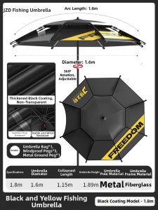 JIAZHIDIAO | Umbrella for Fishing Waterproof and Sun Protection