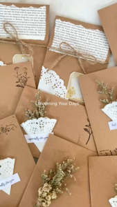 Kartu Ucapan Vintage Estetik / Greeting Card Vintage Aesthetic Ulang Tahun Wisuda Graduation