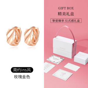 Pure Silver Geometric Womens Earrings High Gloss Luxury Fashion Unique Design Premium Feel Ear Jewelry Elegant Fashion Accessories