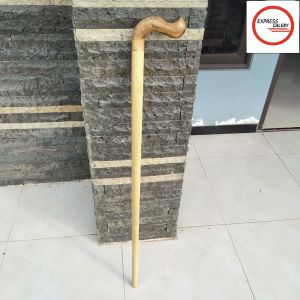 tongkat jalan kayu kemuning gading motif payung D73