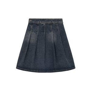 NIHAOKANONG | Bộ Áo Khoác Jeans và Chân Váy Skinny Phong Cách Retro