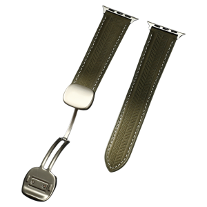 l inevek | Genuine Leather Magnetic Apple Watch Strap