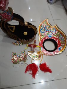set irah dan badong gatotkaca anak TK