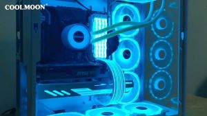 ICEMOON240 ชุดน้ำปิด2ตอน CPU Liquid Cooler 5v ARGB AutoRGB ระบายความร้อนCPU รองรับ Intel และ AMD