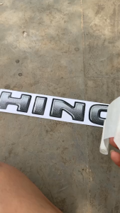 1 tem chữ hino decal dán xe ô tô cho xe hino 300 hino 500 siêu đẹp