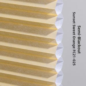 Cordless No-Drill Waterproof Blackout Thermal Honeycomb Blinds for Kitchen Bathroom