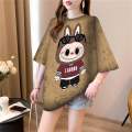 KAOS OVERSIZE LABUBU / BAJU LABUBU WANITA VIRAL / BAJU KAOS LABUBU VIRAL. 