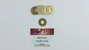 Ring Plat \"10 WP 6 X 18 Harga Per Pak Isi 10 (PSP) Reng Pelat Washer Kunci 10 Diameter 6mm X 18mm