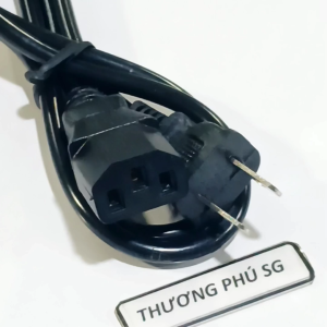 Cáp nguồn Máy tính bàn C13 dây nguồn nồi cơm điện..dài 1m (Cắm Dẹp / Điện áp AC: 250V)