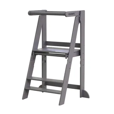 asweets | Montessori Learning Tower Adjustable Height Non-slip Stool