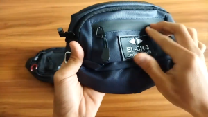 Tas Selempang Kecil Pria Waistbag Pinggang Cowok Premium bahan Waterproof Anti Air EG 341 Kuat awet