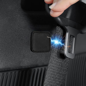 Khóa Cài Dây An Toàn Xe Hơi Bằng Da Lộn Có Nam Châm Điều Chỉnh Được Giữ Dây An Toàn Chắc Chắn An Toàn Cho Xe Cộ