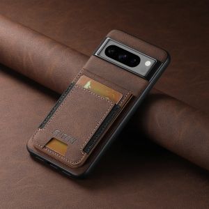 SUTENI Luxury Faux Leather Card Holder Stand Phone Case Frosted Feel For Google Pixel 10 Pro XL 9 8A 7 6