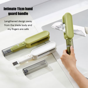 เครื่องใช้สำหรับโต๊ะอาหารที่ใช้ในครัวแปรงแปรงทำความสะอาดตัดตะกรันที่ล้างหม้อคลาบติดแน่นแปรงที่ตัดช้อนทำความสะอาดได้อย่างรวดเร็ว