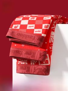 MiiOW | Quần lót nam Catman in họa tiết màu đỏ phong cách thể thao lưng giữa kháng khuẩn cotton nguyên chất quần đùi ngắn quà tặng đám cưới