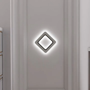 Ceiling Light LED Modern Dimmable Square Flush Mount Lamp Bedroom Balcony Aisle Lamp Lighting