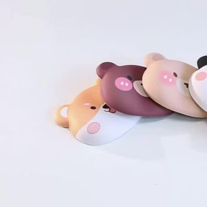 Ergonomic Mouse Pad Wrist Support3D Gel Wrist Rest Non-Slip Animal Kawaii Corgi Pain Relief Silicon Wrist Rest Pad for Student