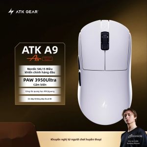 ATTACK SHARK | Chuột Bluetooth Không Dây Atk Vxe A9 Thiết Kế Tiện Dụng Dành Cho Thể Thao Điện Tử Và Sử Dụng Văn Phòng Kết Nối Ba Chế Độ Phiên Bản Star Flash Thân Thiện Với Người Dùng Tay Lớn