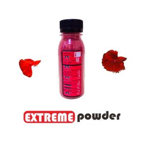 Makanan Serbuk Extreme Red Powder 50 gr Warna Merah Cupang Guppy dan Ikan Kecil Lainnya IKANESIA