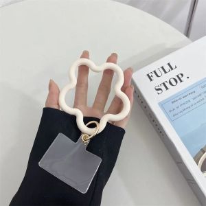 Dây Đeo Tay Điện Thoại Di Động Bằng Silicon Hình Ngôi Sao Đầy Màu Sắc Khóa Dây Treo Chống Rơi Dây Treo Phong Cách Đơn Giản Phụ Kiện Vỏ Điện Thoại