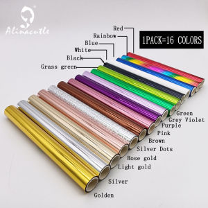 5m*19cm Toner Reactive Foil Rolls Laminator Laser Printer Foil Paper Holographic Heat Transfer DIY Crafts Leather Wood ClothFoil