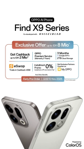 OPPO Find X9 12GB+256GB & 16GB+512GB 200MP Super Zoom 7025mAh 80W OPPO Terbaru 2025 Garansi Resmi