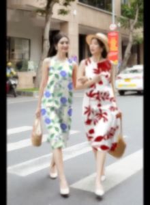 Đầm suông hoa basic cho cô nàng tự tin năng động DA049- Khánh Linh Style.