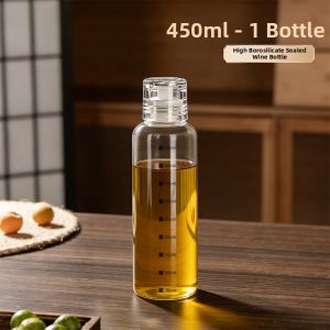 Oil Storage Bottle Non-drip Airtight Glass