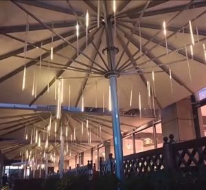 50cm 8Tubes LED meteor shower curtain rain christmas lightswaterproof tubes.
