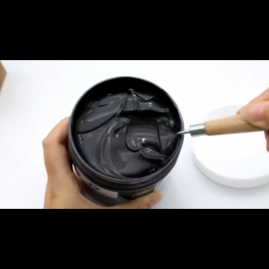 Art Supply 500ml Black Gesso Primer for Oil & Acrylic Painting Blendable Non-Toxic Medium Canvas Superior Coverage
