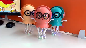 【Ready Stock】Magical Dancing Jellyfish Toys Kids Toy Gift Funny With Music Magical Dance Magical Mainan Budak