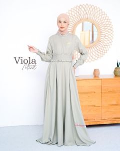 ZABANNIA VIOLA DRESS GAMIS WANITA TERBARU