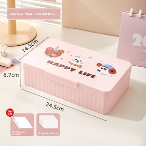 Mobile Phone Data Cable Storage Box Charger Wire Power Organizer Home Desktop Neatness Magic Tool Plastic Wire Storage Box