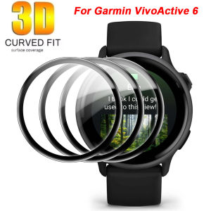 Screen Protector For Gar-min Vivoactive 6 Tempered Glass Film 9H Scratch-Resistant Anti-Fingerprint Easy To Install (1-3 Pack)