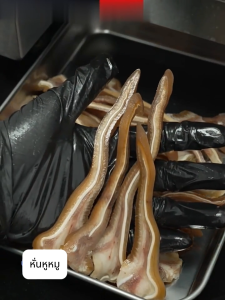 เครื่องสไลด์เนื้ออัตโนมัติ เครื่องหั่นเนื้อ เครื่องหั่นเนื้อไฟฟ้า ความหนา 3.5มม. กำลังไฟ 850W