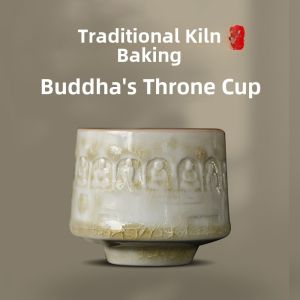 High-End Ceramic Zen Tea Cup Owner Cup Individual Specialty Handmade Ceramics Fragrance Appreciation Small Tea Bowl Gongfu Tea Set