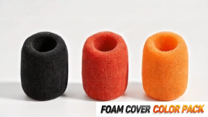 Yellow foam microphone cover universal accessory for all types of microphones high quality 1