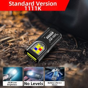 Mini Multi-Function Emergency Charger Keychain Flashlight