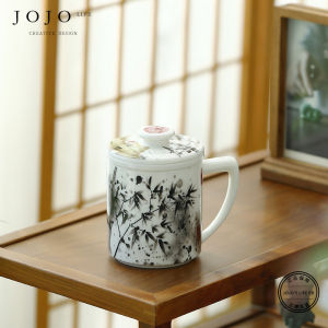 ZiQuanJian JOJOS L. PD. Purple Spring Valley Yangliyu Ceramic Tea Cup Office Cup Tea Water Separation Gift Box Chinese Style