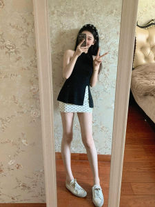 Early Spring Style Womens Two-Piece Set Skirt Suite Sister Elegant Light Maturity Small Fragrance Wind Top Half Skirt