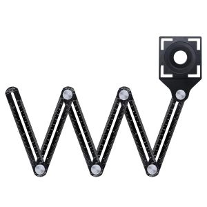 （ORICOD)Penggaris keramik lipat 6 sudut siku anti karat multifungisi alumunium alloy best quality