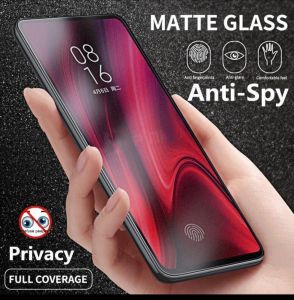 Tempered Glass Anti Spy Matte Gorilla Premium Realme X50 Pro Realme X7 Pro X7 Max X9 V3 V5 5G V11 5G V11s 5G V13 V15 5G V25 Q2 Pro Q3 Pro Narzo 50i Prime Narzo 50A Prime Anti Glare Privacy Matte glass Doff + Anti Spy Antigores tg Anti intip sebelah