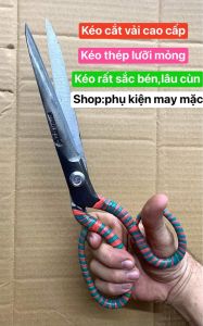 Kéo cắt vải cao cấploại đặc biệt lưỡi mỏng chuyên cắt vải voan lụa các loại vải mỏng khác không chạy vải