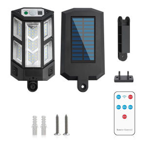 Newest Solar Street Light High Lumen Outdoor Solar LED Lamp Motion Sensor 120° Wide Range Waterproof IP65 Garden Yard Sunlights