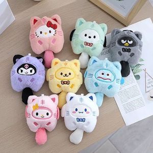 BENNETTGC Plush Pendant Plush Toy Kuromi 12cm Fluffy Doll Kawai INS Style Bag Key Pendant Girls