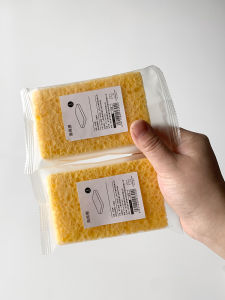 Natural Wood Pulp Cleaning Sponge Powerful Stain Removal