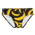 Uxh Men Sexy Swimming Trunks Hot Spring Beach Seaside Banana Stamp Fun Fashion Art Trendy Quick-Drying U Convex. 