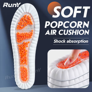 COD Zoom Boost Sport Insoles Latex Insoles Super Soft High Elasticity Air Cushion Shoe Pads